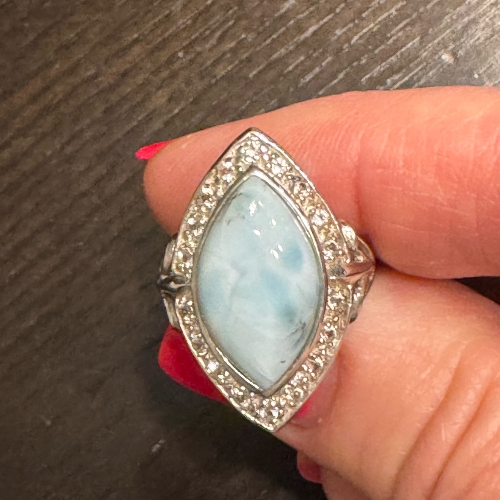 Republic Larimar Gemstone Ring - image 3